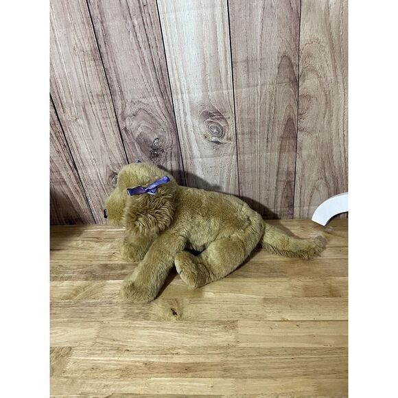 Early Build a Bear Golden Tan Yellow Lab Puppy Plush Stuffed Dog Labrador Heavy - Picture 4 of 9